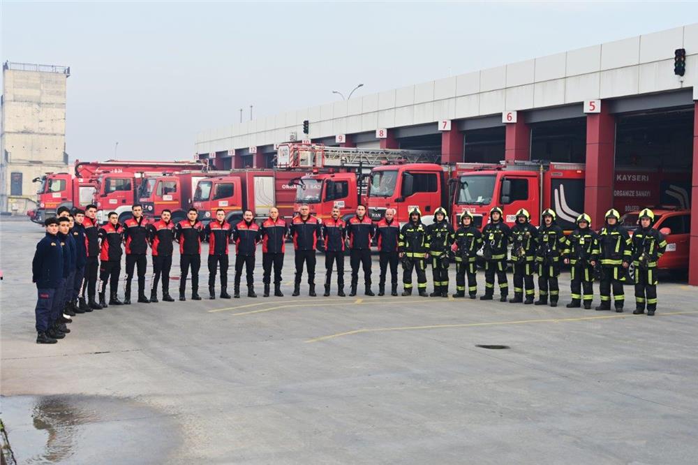 Kayseri OSB itfaiyesi bir yılda 388 olaya müdahale etti