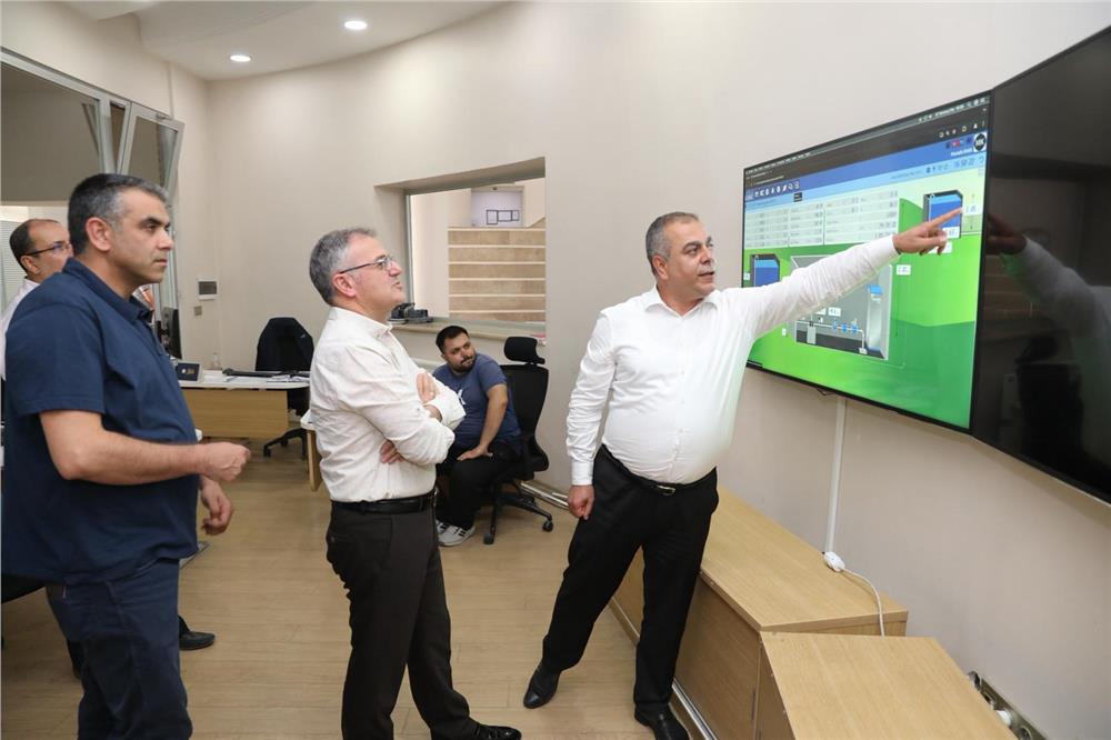 Özdoğan, KASKİ yönetimi ile Hacılar'ı değerlendirdi Özdoğan, KASKİ yönetimi ile Hacılar'ı değerlendirdi