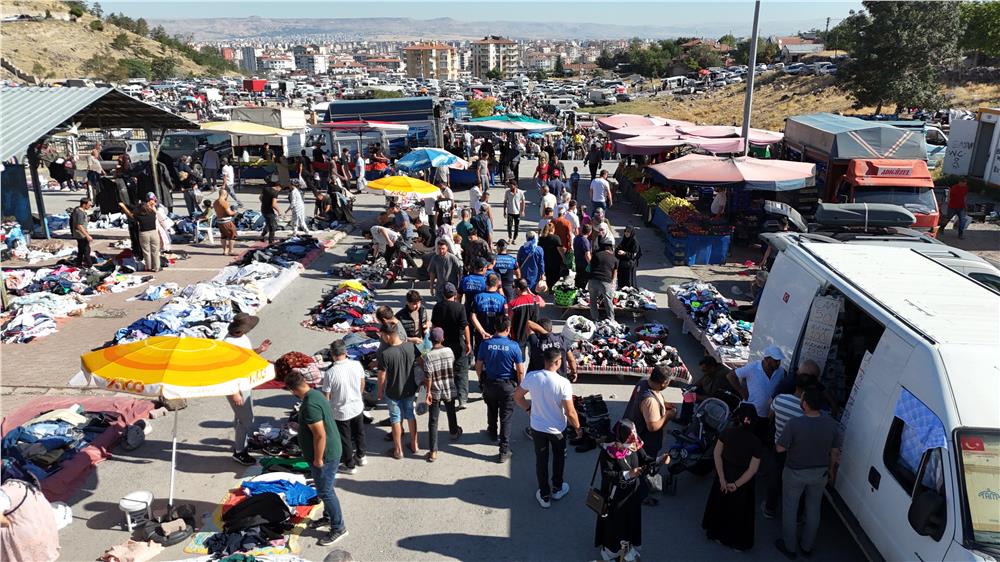 Zabıta, bit pazarında kontrolü sağladı