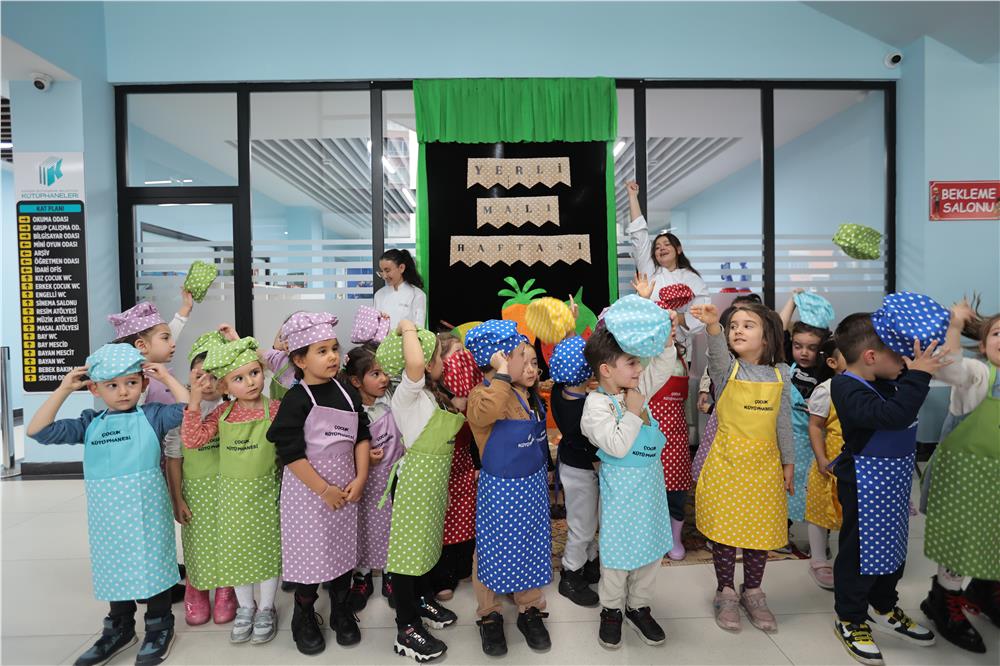 Kayseri'nin minik şefleri mutfağa girdi