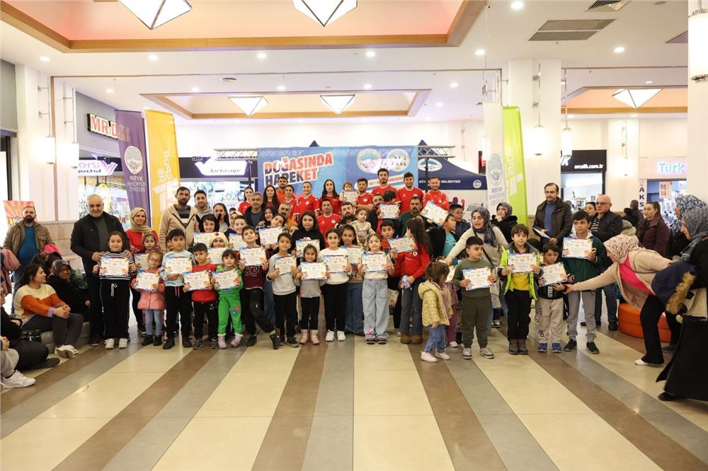 Meysu Outlet AVM'de spor şöleni yaşandı