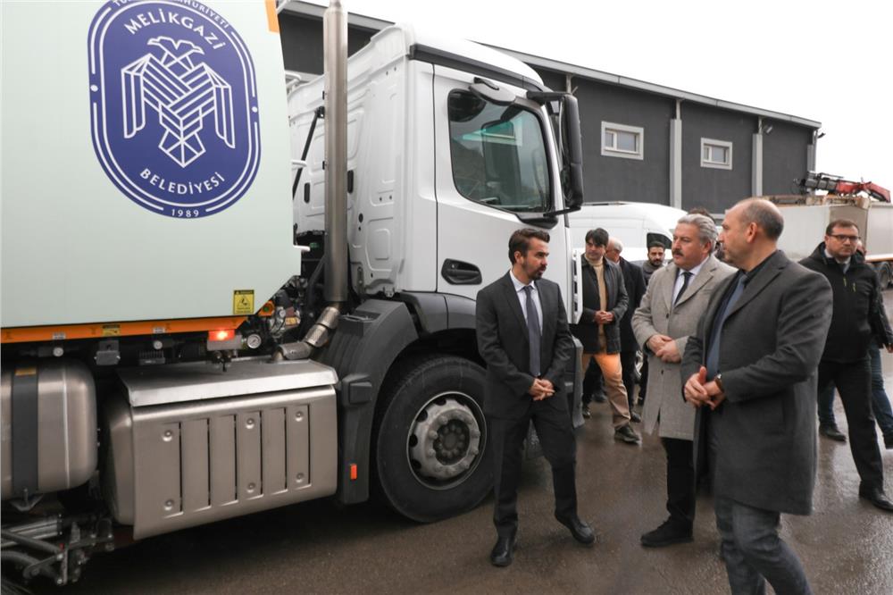 Melikgazi Belediyesi'nin araç filosu daha da güçleniyor