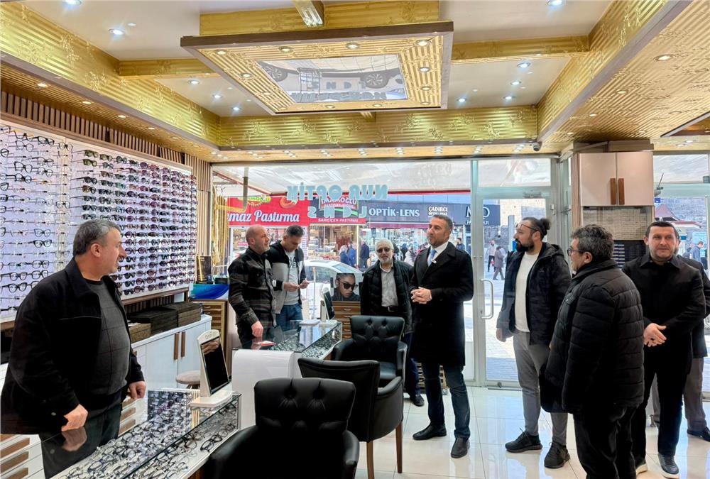 Saadet Partisi'nden Kayseri çarşı esnafına ziyaret