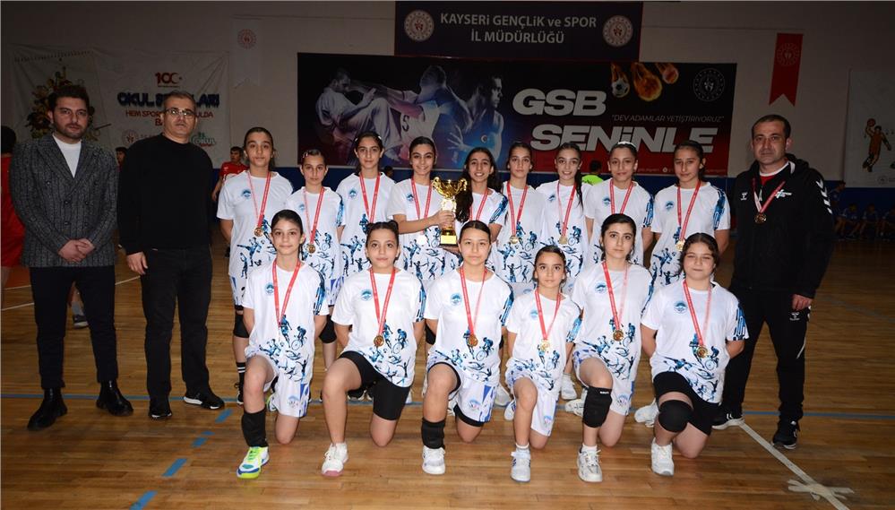 Spor A.Ş. Kız Hentbol takımı, Kayseri il birincisi oldu