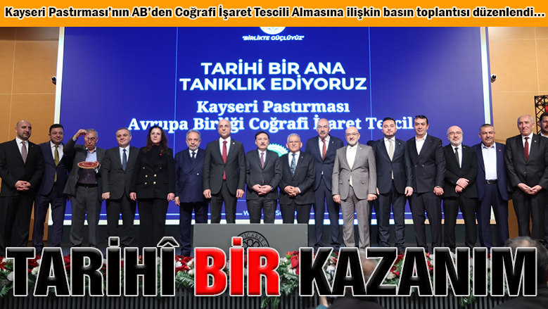 Gülsoy: AB nezdindeki ilk tescilli ürünümüz pastırma