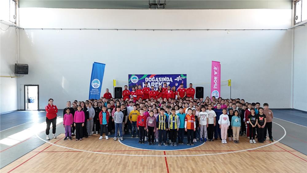 Spor A.Ş. Develi'de 550 öğrenciyle buluştu