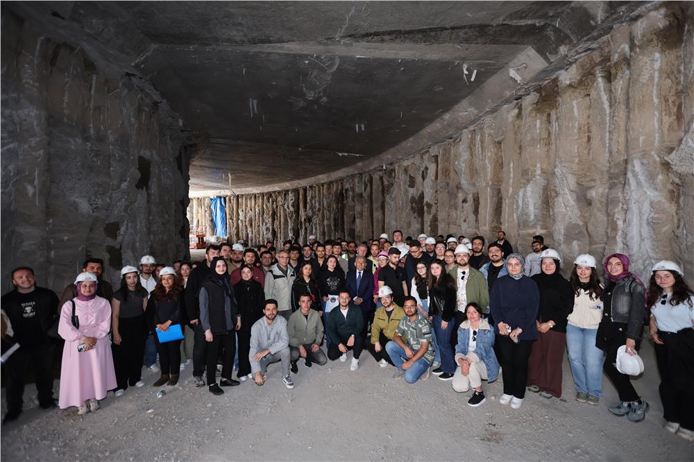 Büyükkılıç ve İnşaat Mühendisliği öğrencileri DSİ-Yeni Sanayi Katlı Kavşak Projesi'ni inceledi