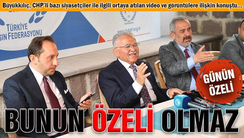 Büyükkılıç, yerel yönetim ve siyasi etik dersi verdi