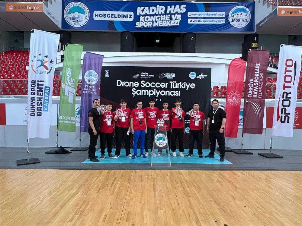 Kayseri, Drone Soccer Türkiye Şampiyonası'na ev sahipliği yaptı