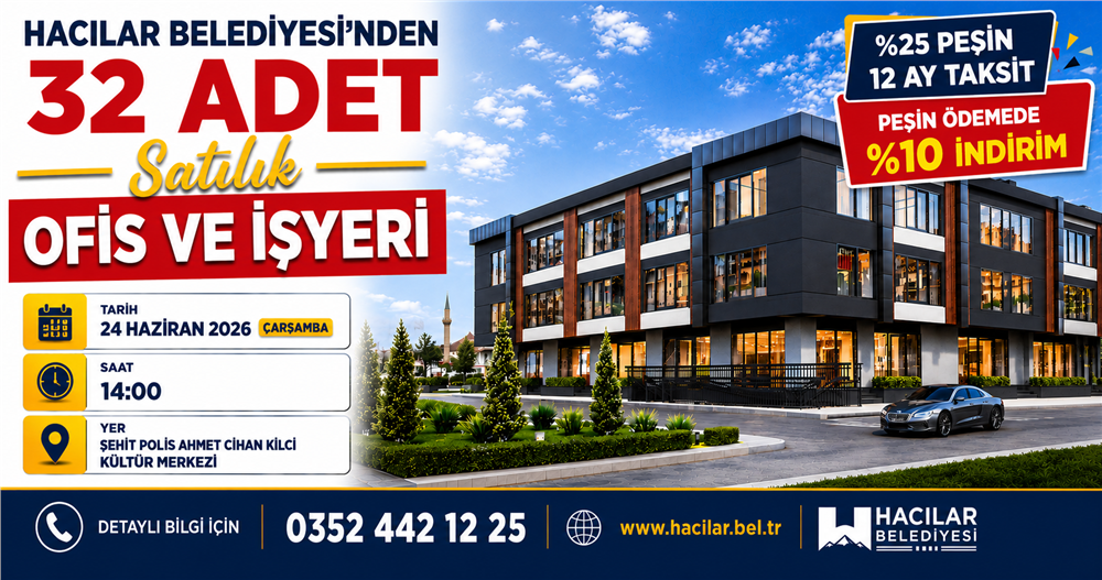 Hacılar'da yeni ticaret dönemi başlıyor!