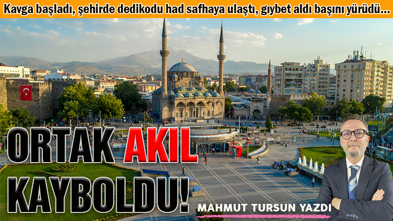 Ortak akıl kayboldu!
