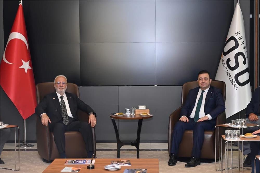 Elitaş’tan, Kayseri OSB yönetimine hayırlı olsun ziyareti