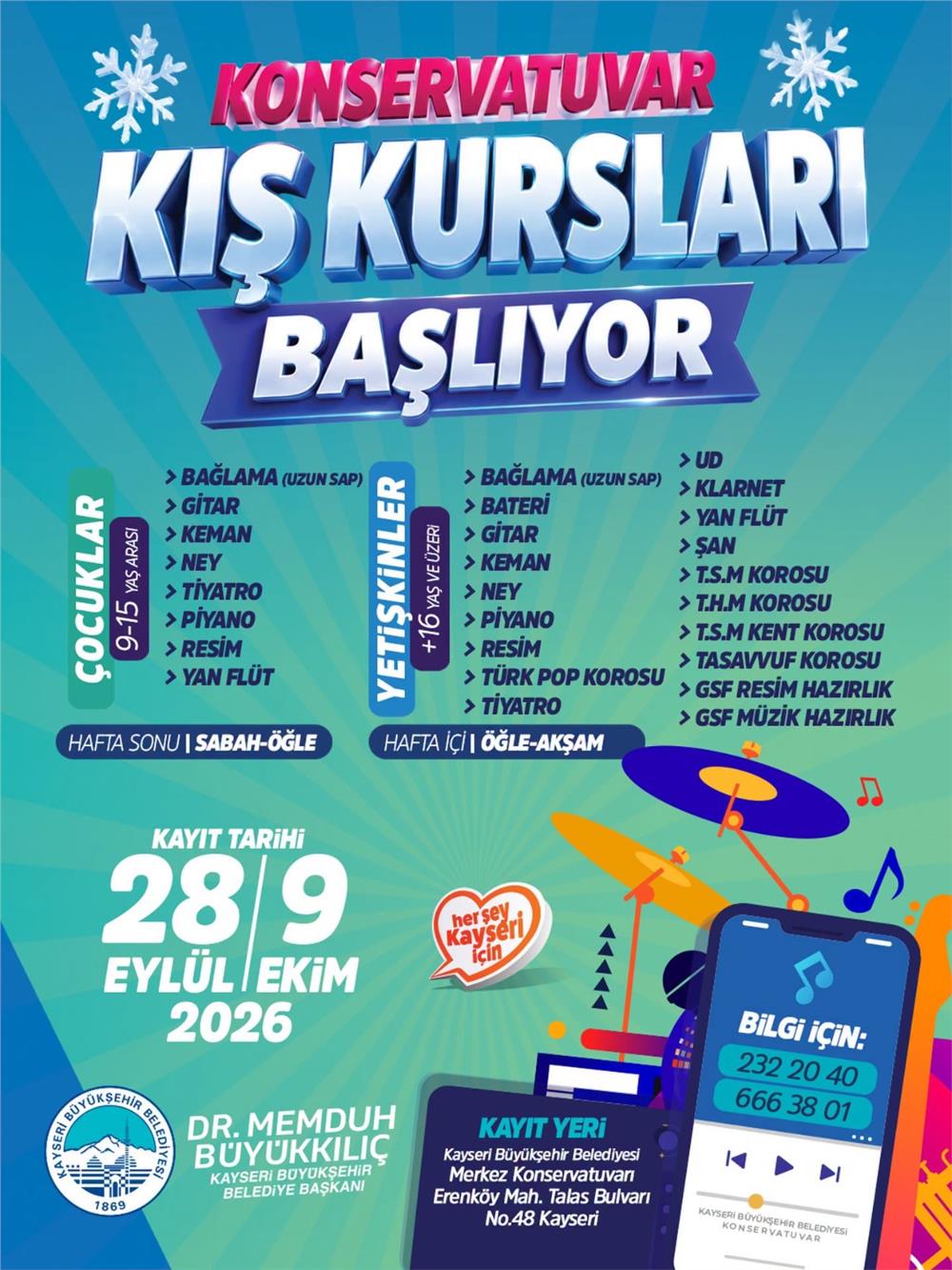 Kayseri Büyükşehir Konservatuvarı