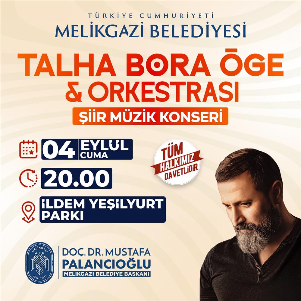 Talha Bora Öge ve orkestrası İldem'de sevenleriyle buluşuyor