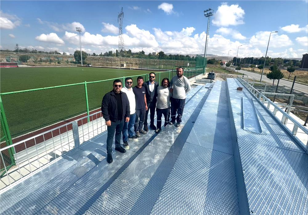 Bünyan Stadyumu’nda tribün çalışmaları hızla ilerliyor