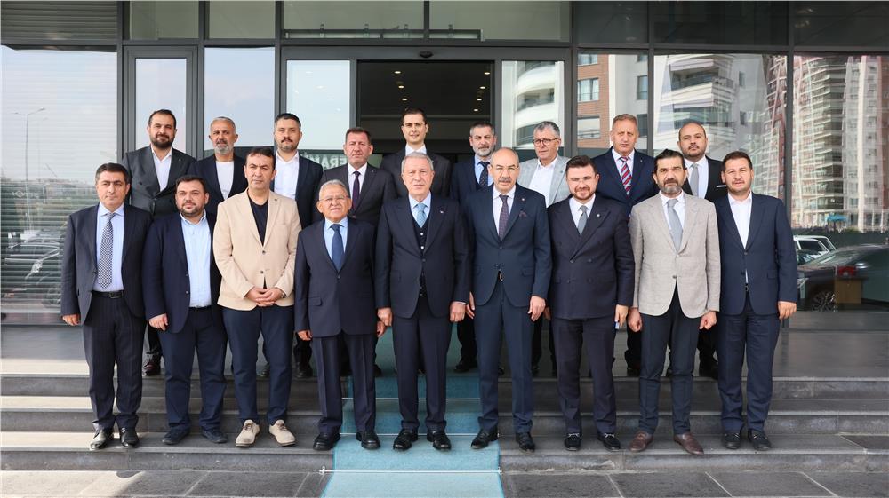 Hulusi Akar, Büyükkılıç ve Okandan’dan KTO’ya 