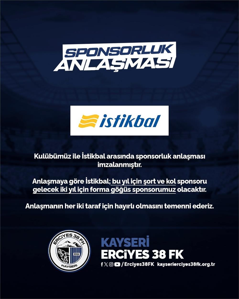 İstikbal, Erciyes 38 FK